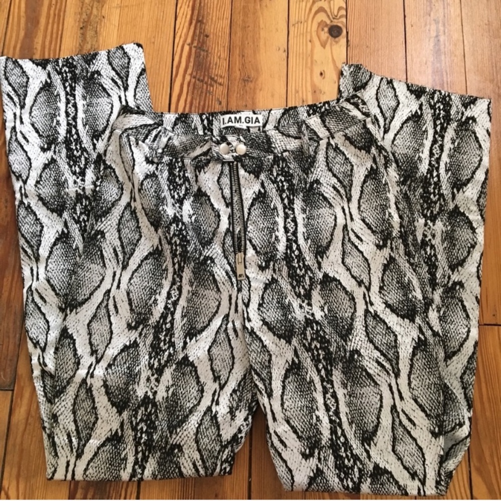 I.AM.GIA Snakeskin Pants